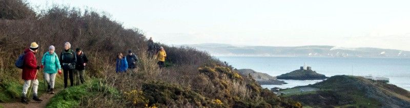 Lighthouse from the Cliff top path
